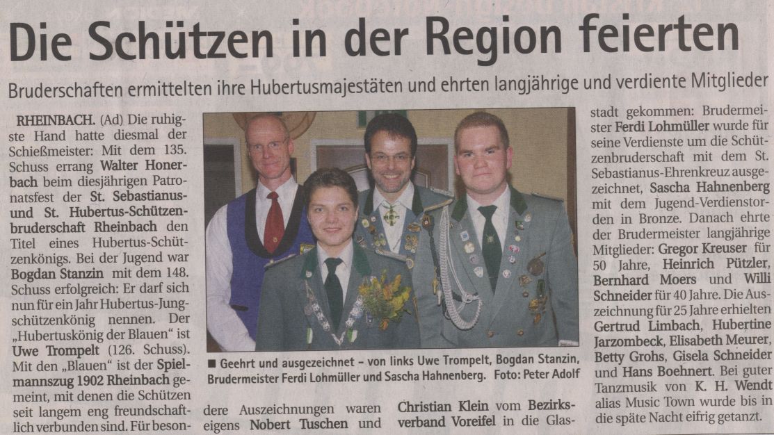 Artikel Schaufenster/Blickpunkt 7.11.2007