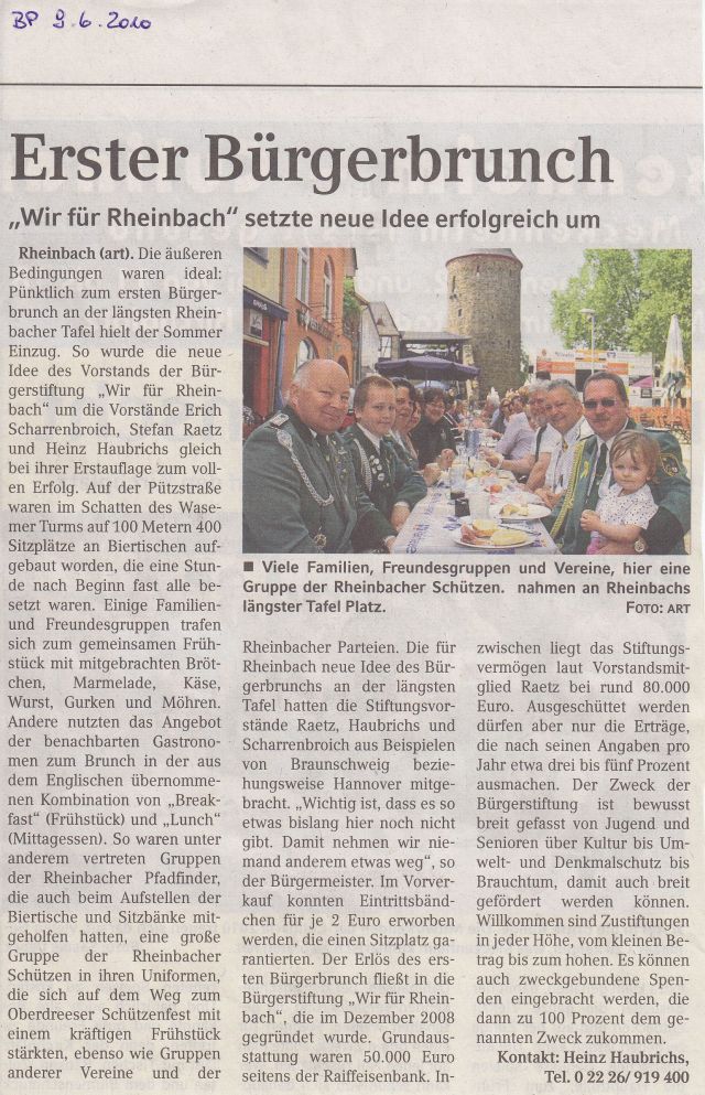 Artikel Wochenblatt 09.06.10