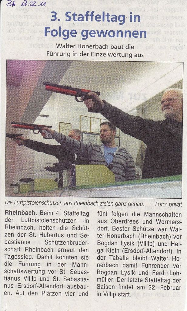Artikel Blick Aktuell Rheinbach 17.02.11