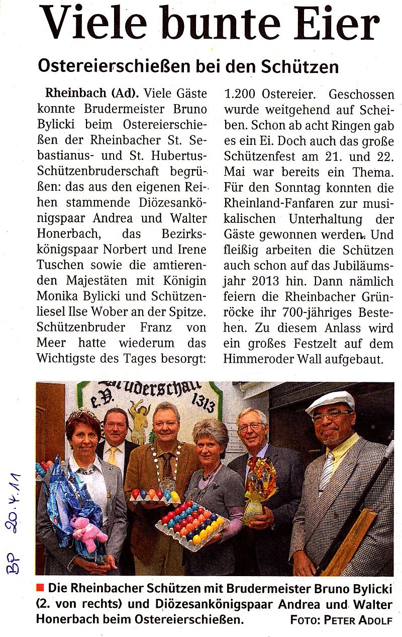 Artikel Blickpunkt 20.04.11