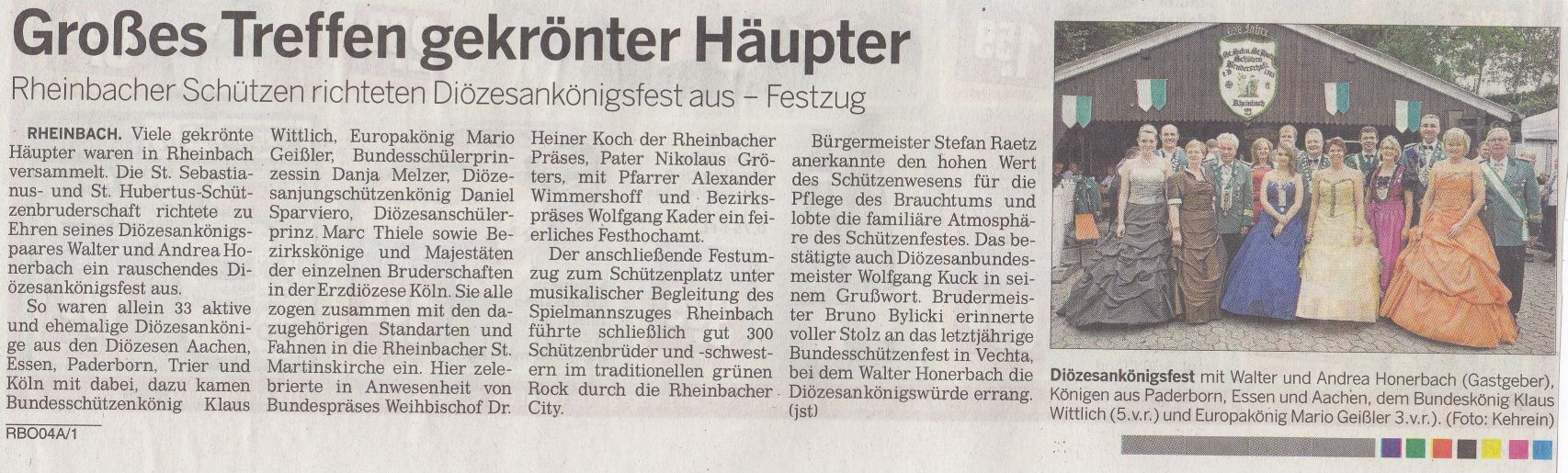 Bonner Rundschau vom 14.07.11
