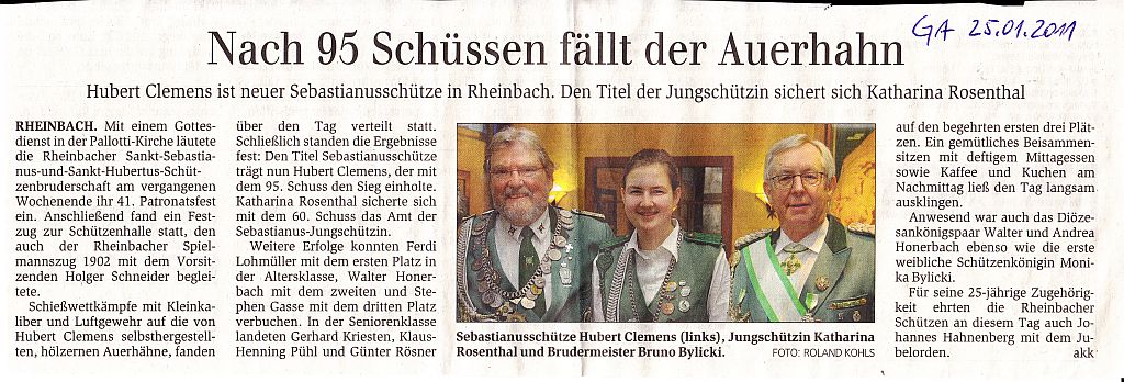 Bonner Rundschau vom 25.01.08