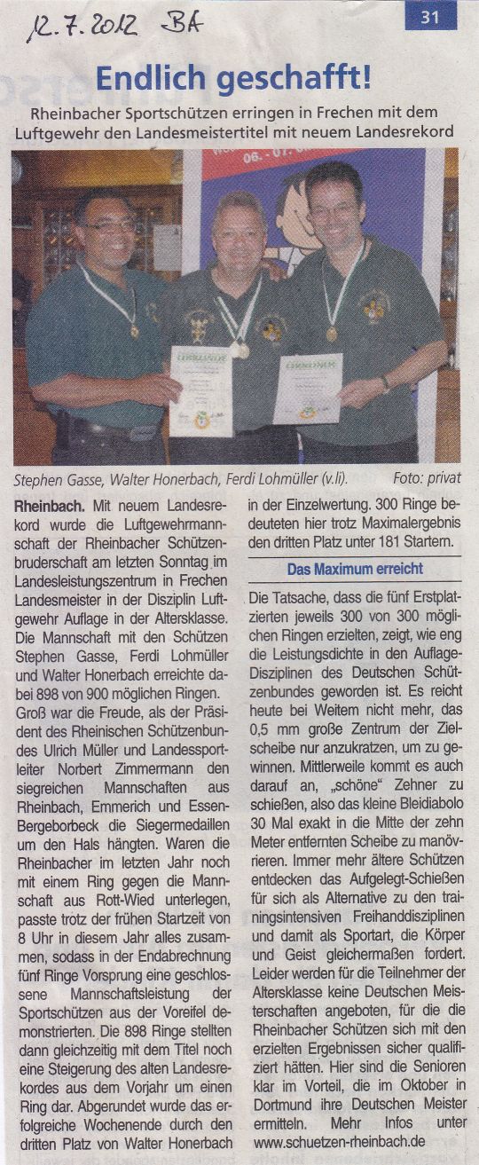 Artikel Blick Aktuell Rheinbach 00.00.07