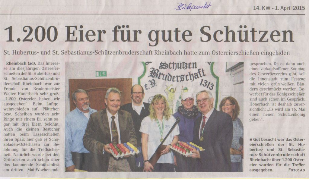 Artikel Blickpunkt 01.04.2015